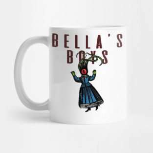 Bella's Boys Woodcut Mug