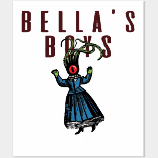Bella's Boys Woodcut Posters and Art