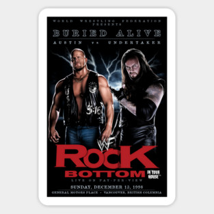 WWF Rock Bottom - In Your House Magnet