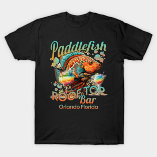 Paddlefish Rooftop Bar Orlando Florida Springs T-Shirt