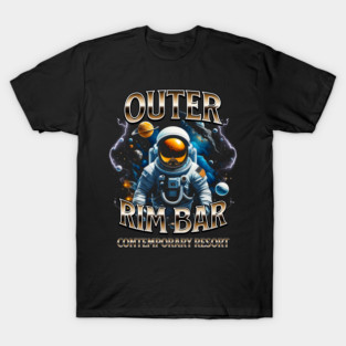 Outer Rim Bar and Lounge Contemporary Resort Florida Orlando T-Shirt