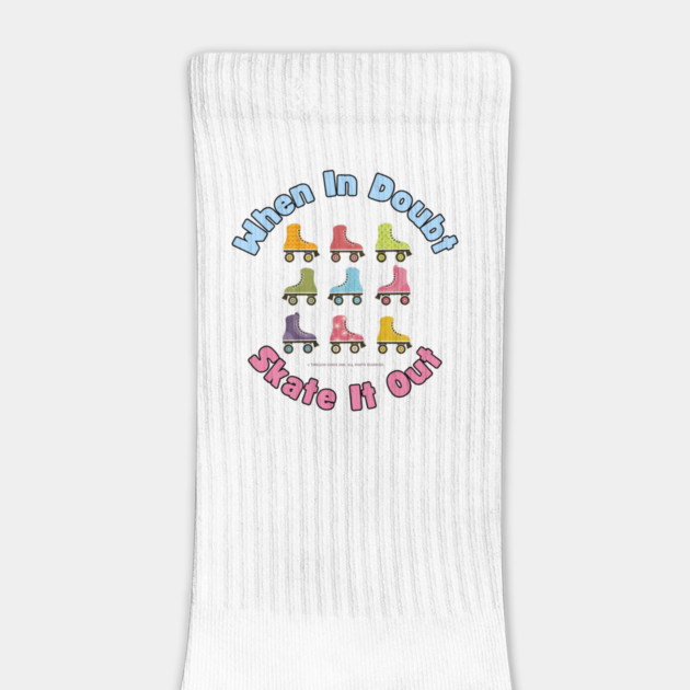 When In Doubt Skate It Out Roller Skating Design by Timeless Chaos