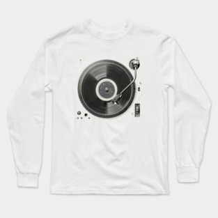 New Turntable with Record Long Sleeve T-Shirt
