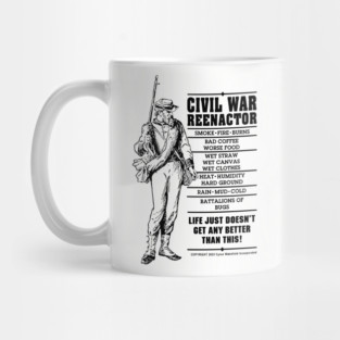 Civil War Reenactor Mug