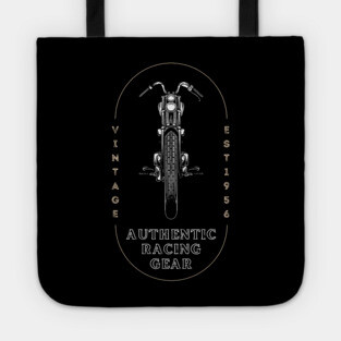 Authentic Racing Gear Motorcycle Design Tote