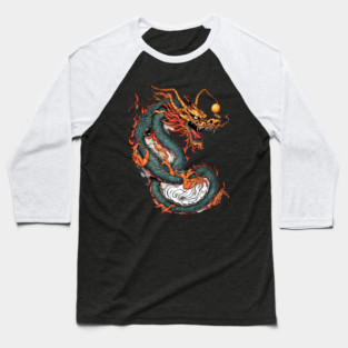 Chinese Zodiac Dragon Baseball T-Shirt