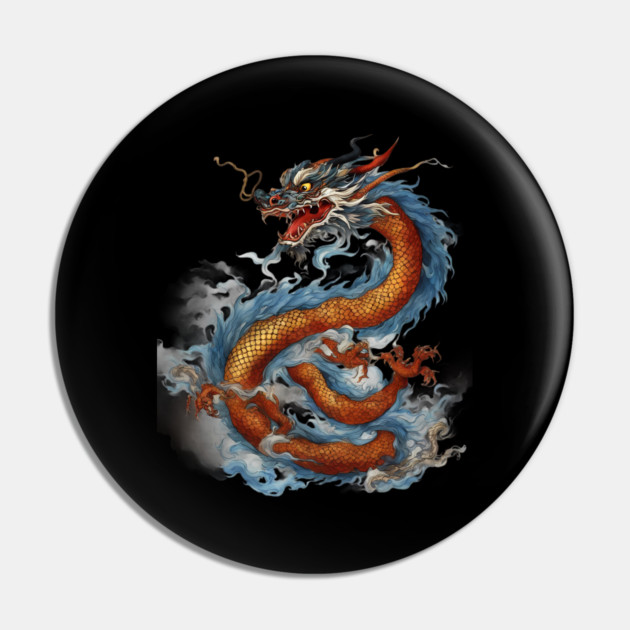 Dragon Drawing Pin by animegirlnft