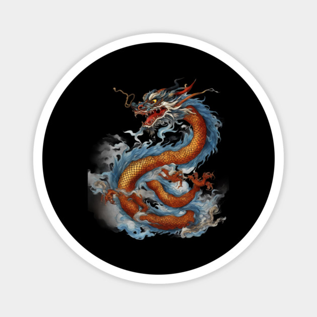 Dragon Drawing Magnet by animegirlnft