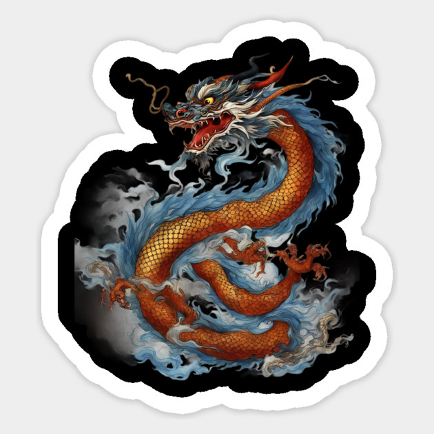 Dragon Drawing Sticker by animegirlnft