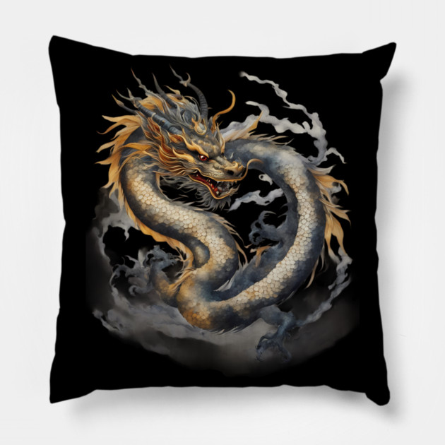 Ancient Dragon Pillow by animegirlnft