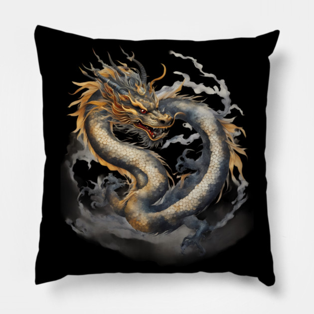 Ancient Dragon Pillow by animegirlnft