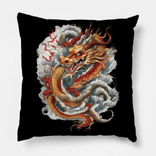 Flying Dragon Pillow