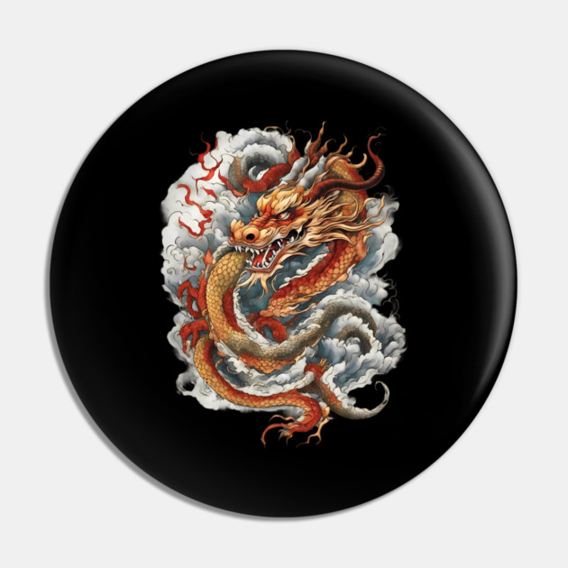 Flying Dragon Pin by animegirlnft