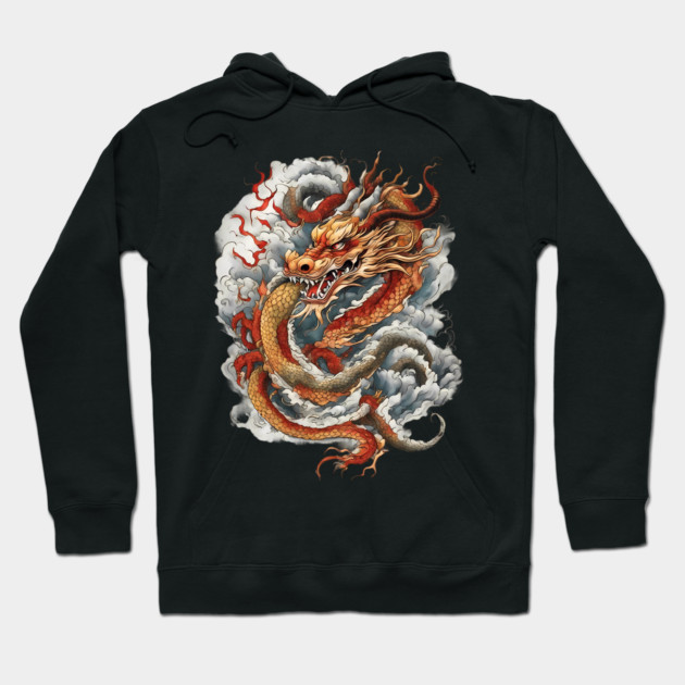Flying Dragon Hoodie by animegirlnft