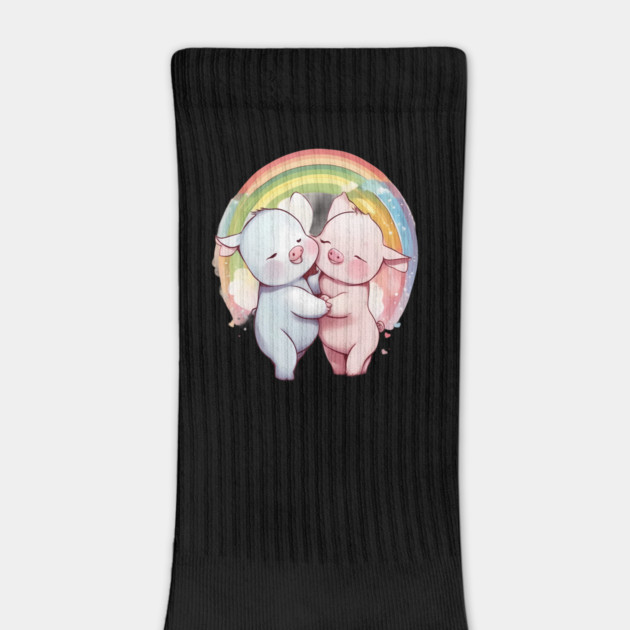 Best Friends Forever Pig by animegirlnft