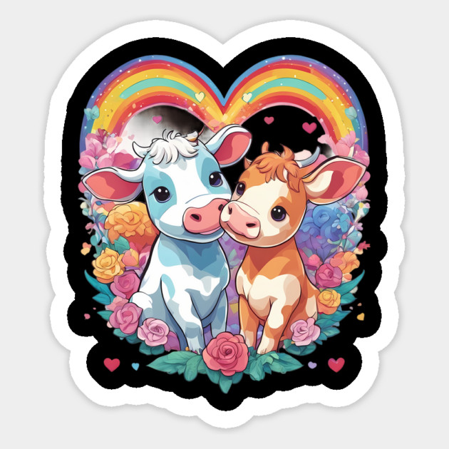 Cow Lover Sticker by animegirlnft