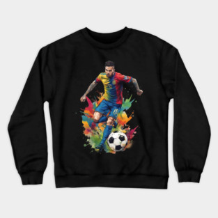 Soccer Footballer Crewneck Sweatshirt