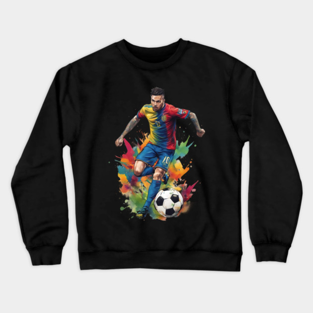 Soccer Footballer Crewneck Sweatshirt by animegirlnft