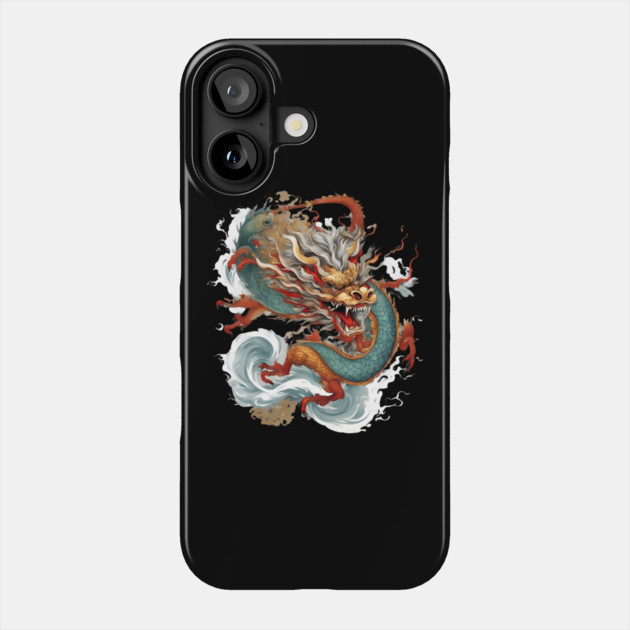 Chinese Dragon Art Phone Case by animegirlnft