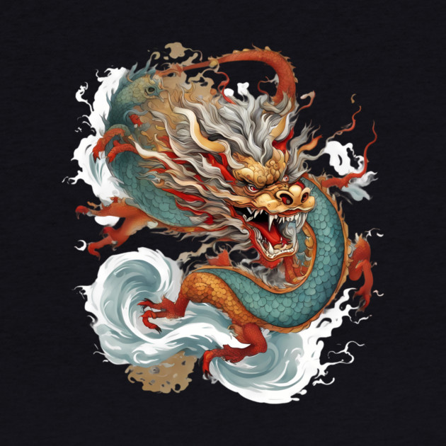 Chinese Dragon Art by animegirlnft