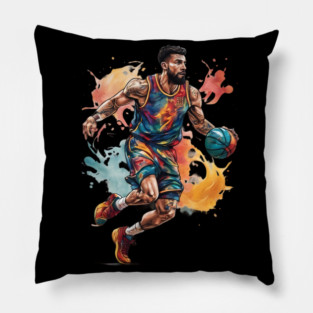 Basketball Art Pillow