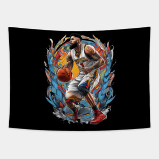 Street Basketballer Tapestry