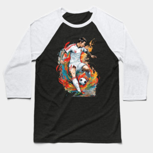 Asian Football Soccer Baseball T-Shirt