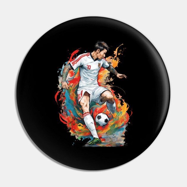 Asian Football Soccer Pin by animegirlnft