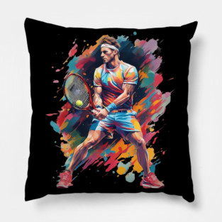 Tennis Player Pillow