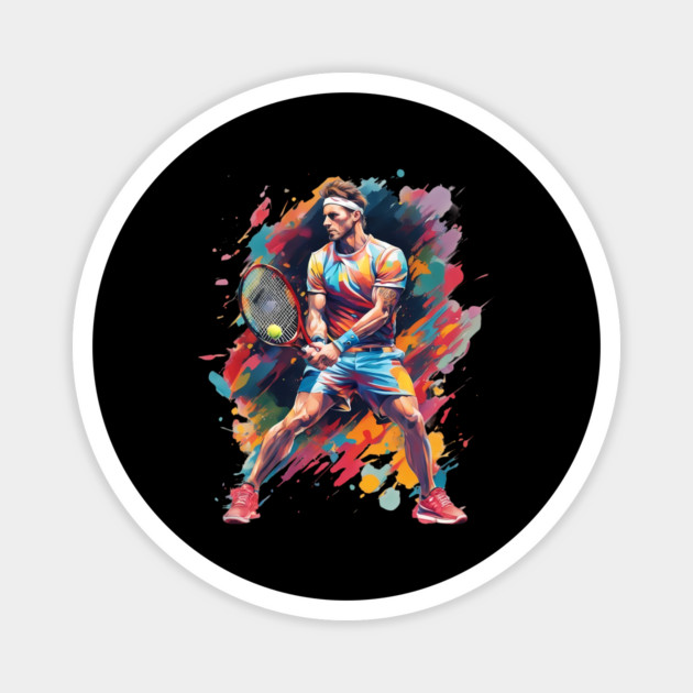Tennis Player Magnet by animegirlnft