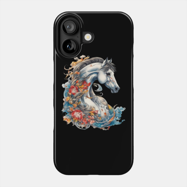 Horse Tattoo Phone Case by animegirlnft