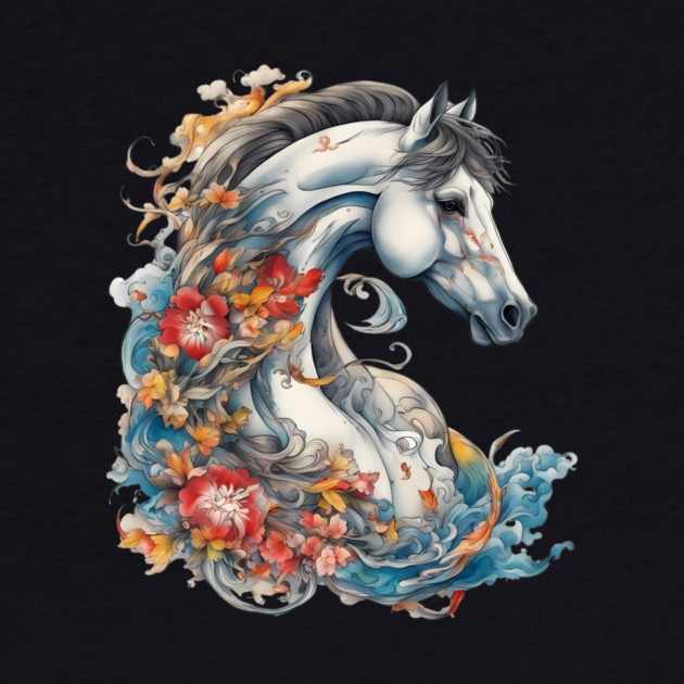 Horse Tattoo by animegirlnft