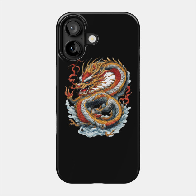Japanese Dragon Phone Case by animegirlnft