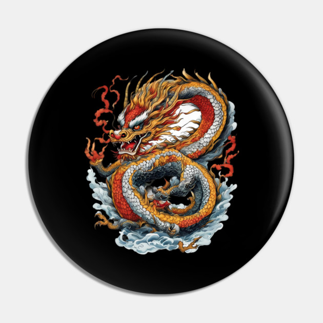 Japanese Dragon Pin by animegirlnft