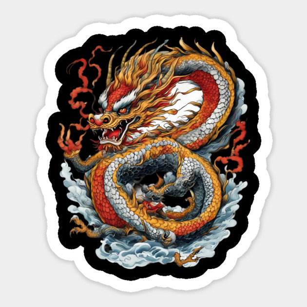 Japanese Dragon Magnet by animegirlnft