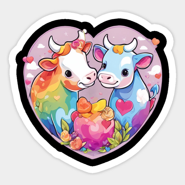 I Love Cow Magnet by animegirlnft