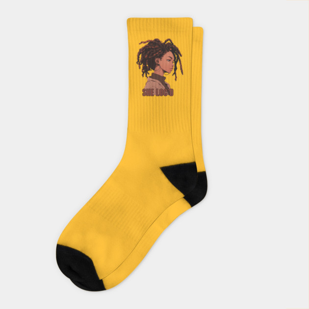 She Loc'd Socks by UrbanLifeApparel