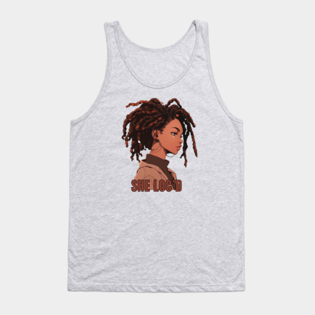 She Loc'd Tank Top by UrbanLifeApparel