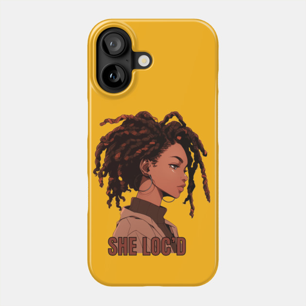 She Loc'd Phone Case by UrbanLifeApparel