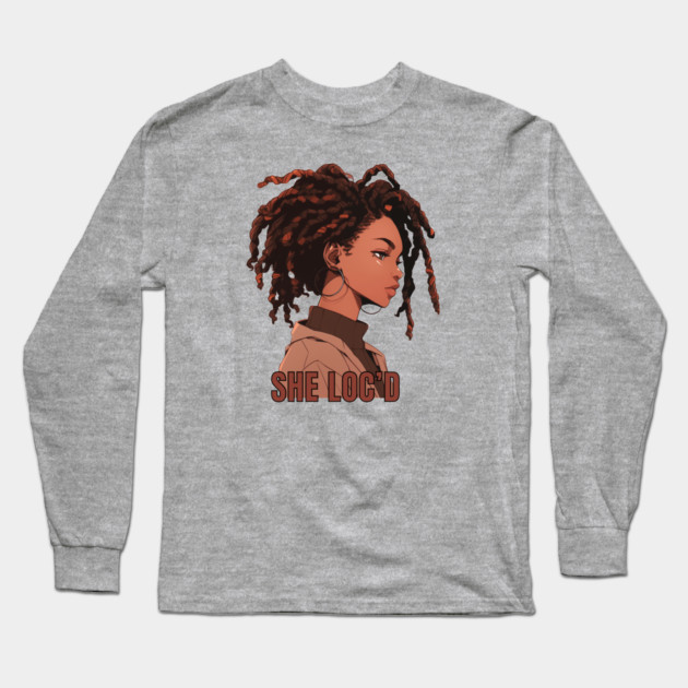 She Loc'd Long Sleeve T-Shirt by UrbanLifeApparel