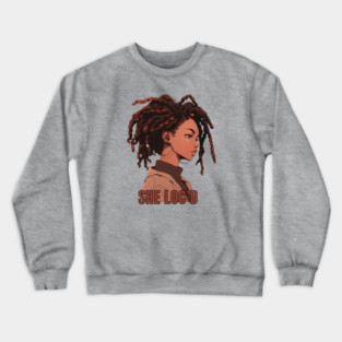 She Loc'd Crewneck Sweatshirt