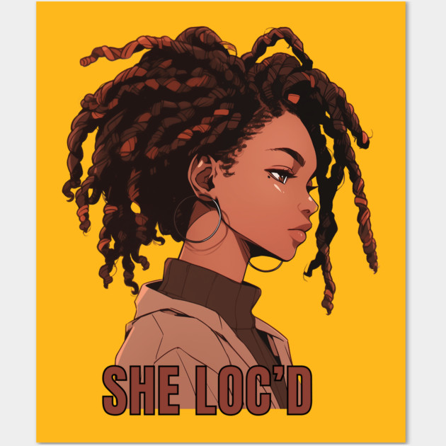 She Loc'd Wall Art by UrbanLifeApparel