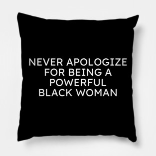 Powerful Black Woman Pillow