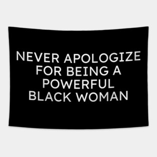 Powerful Black Woman Tapestry