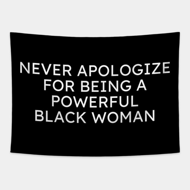 Powerful Black Woman Tapestry by UrbanLifeApparel