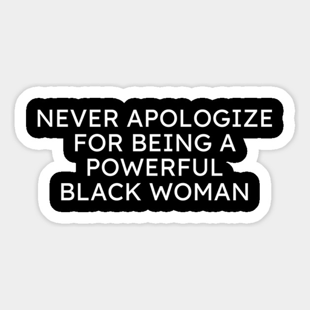 Powerful Black Woman Magnet by UrbanLifeApparel