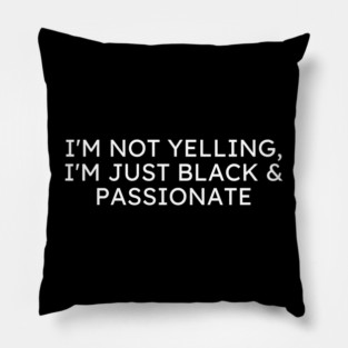 Black and Passionate Pillow