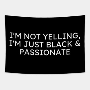 Black and Passionate Tapestry