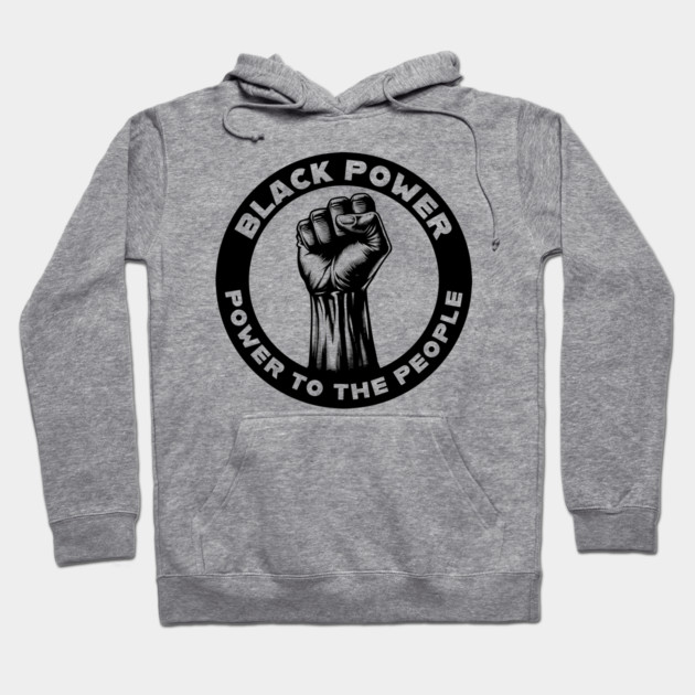 Black Power Hoodie by UrbanLifeApparel