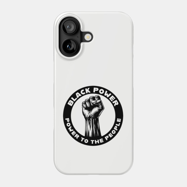 Black Power Phone Case by UrbanLifeApparel